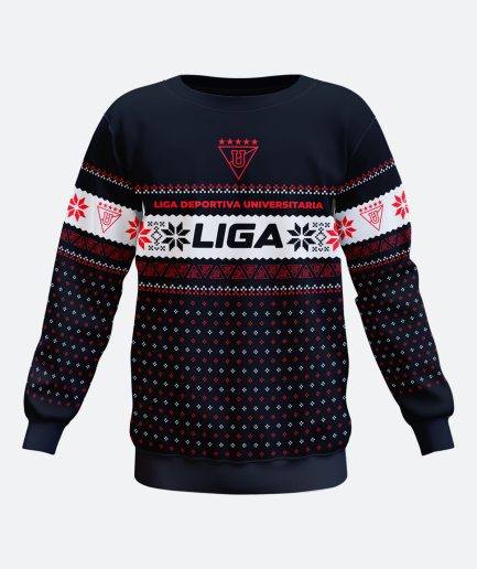 Buzo navidad LDU negro